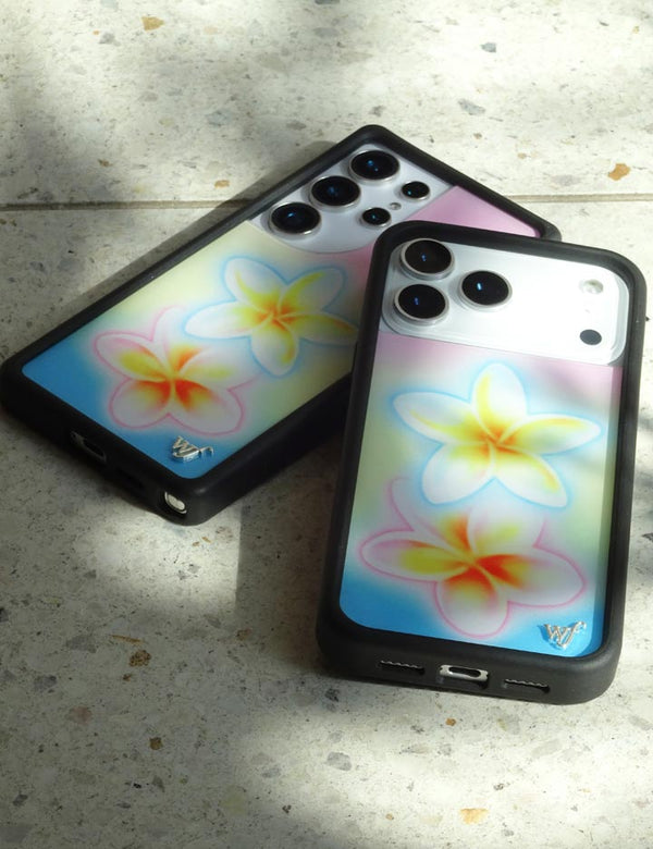 Wildflower Galaxy S25 case Ultra Pastel Plumeria Flowers Cute