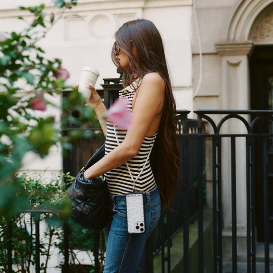 Lifestyle Image 02 Pearl Crossbody White