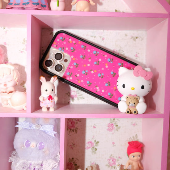 Lifestyle Image 02 Pink Dainty Florals iPhone Case