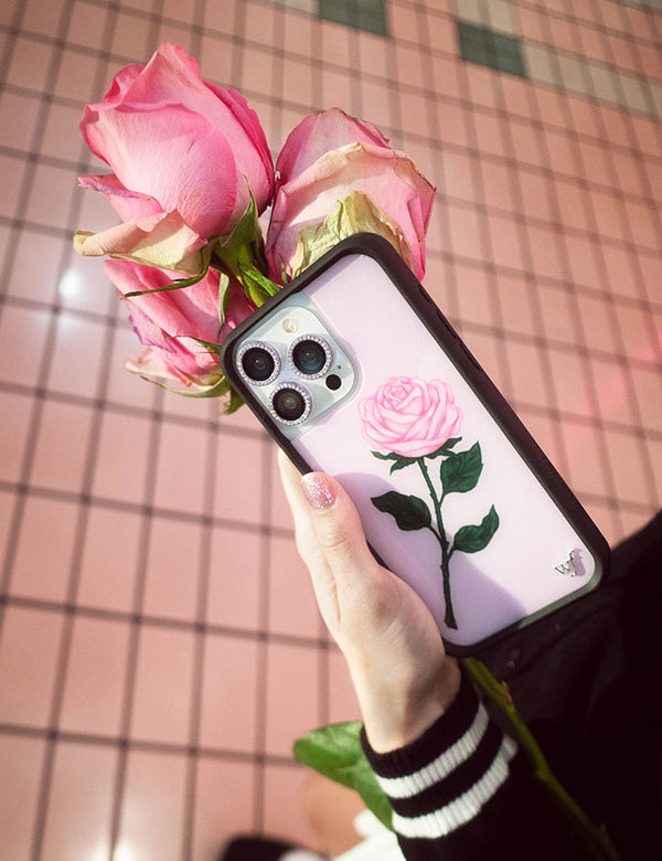 Lifestyle Image 02 Pink Rose iPhone Case