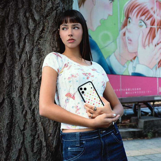 Lifestyle Image 02 Polka Dot Confetti iPhone Case