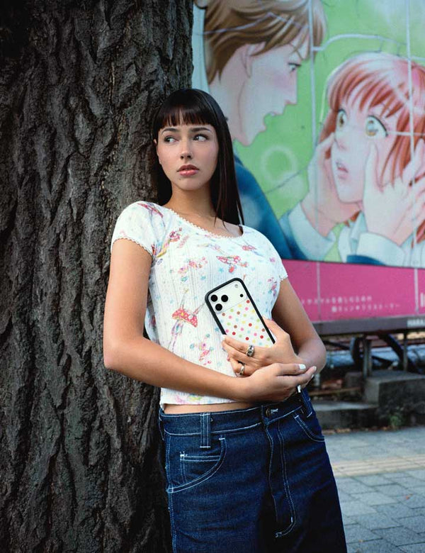 Wildflower iPhone case 17 Pro Max Polka Dot Confetti Multicolored Cute