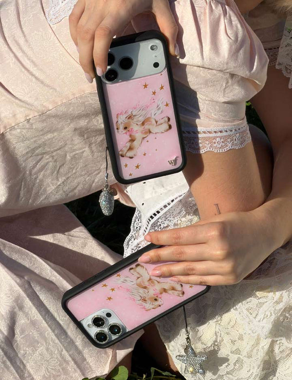 Wildflower iPhone case 17 Pro Max Pony Dreams Pink Cute