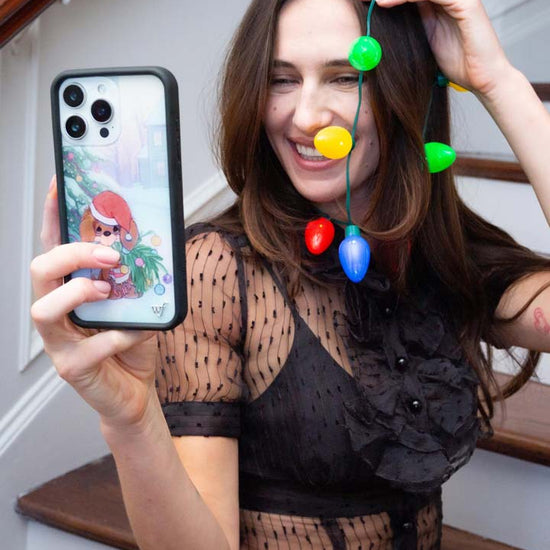 Lifestyle Image 02 Precious Moments Holiday Pup iPhone Case