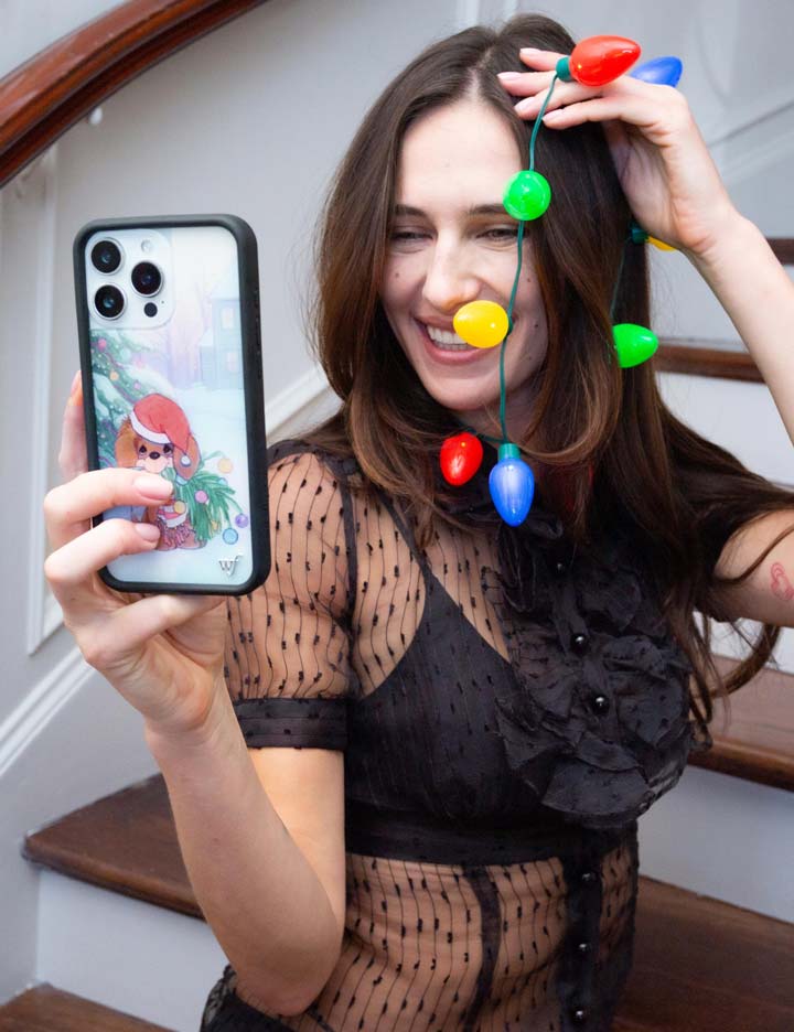 Lifestyle Image 02 Precious Moments Holiday Pup iPhone Case