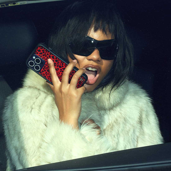 Red Meow iPhone Case