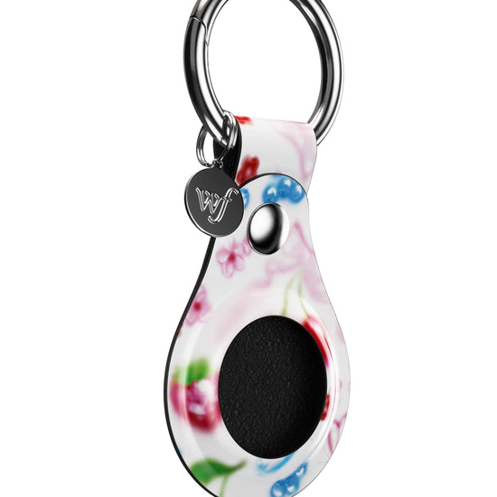 wildflower sweet cherries airtag key chain