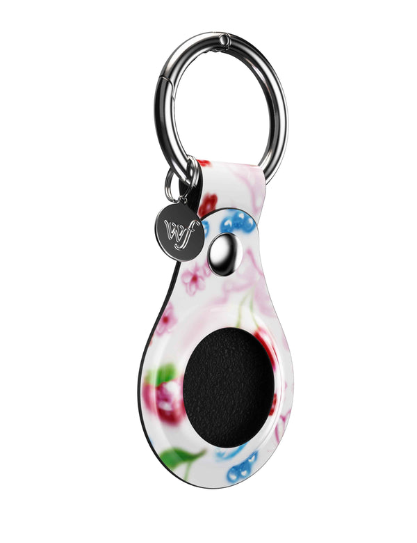 wildflower sweet cherries airtag key chain