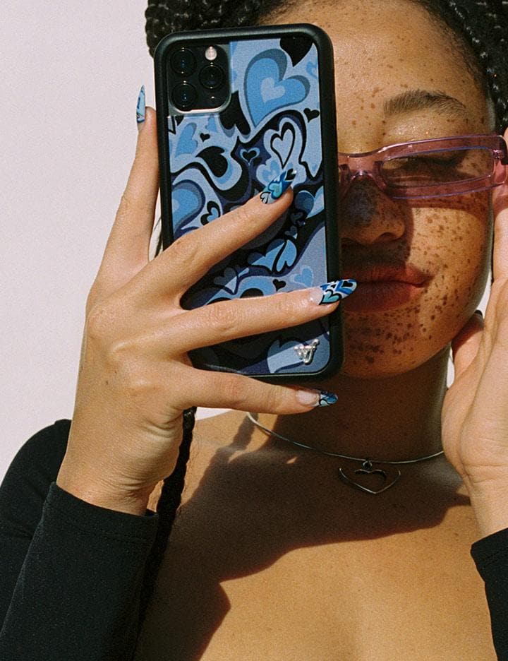 Lifestyle Image 02 Salem Mitchell Purple iPhone Case