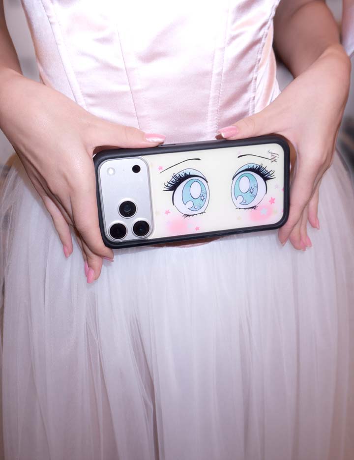 Lifestyle Image 02 Sandy Liang Starry Eyes iPhone Case