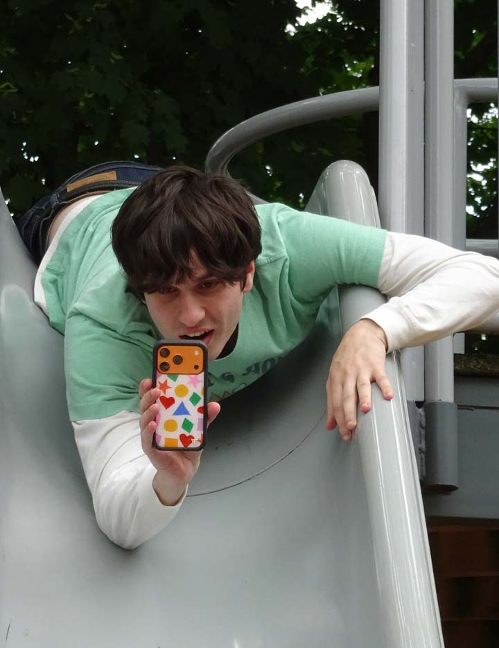 Lifestyle Image 02 Slushy Noobz Shapes and Colors Samsung Galaxy Case