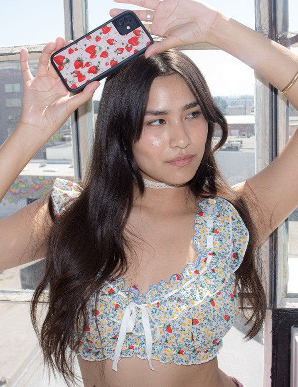 Lifestyle Image 02 Strawberry Fields iPhone Case 