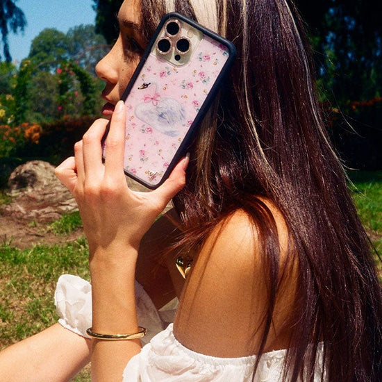 Lifestyle Image 02 Sweet Swan iPhone Case