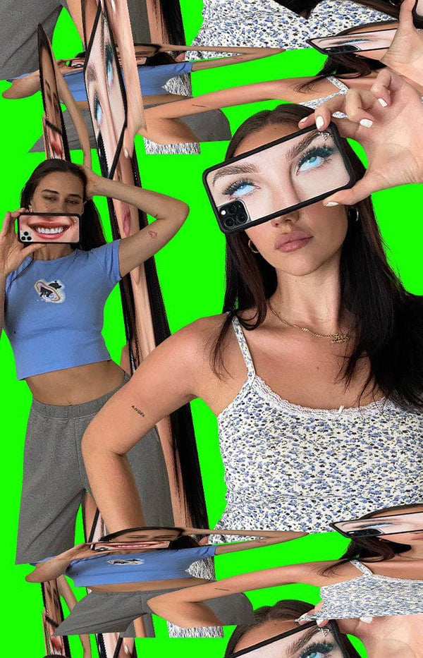 Lifestyle Image 02 Sydney Carlson Eyes iPhone Case