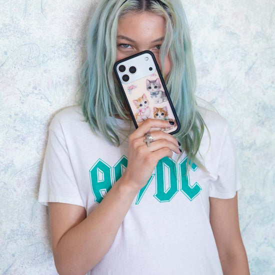 Lifestyle Image 02 Vintage Kittens iPhone Case