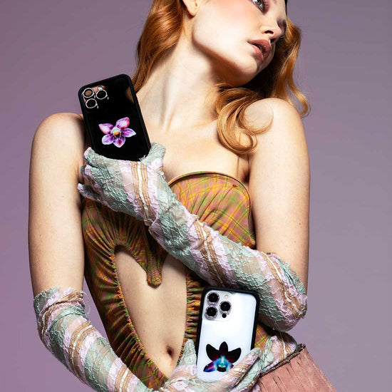 Supporting Image 02 White Orchid iPhone Case