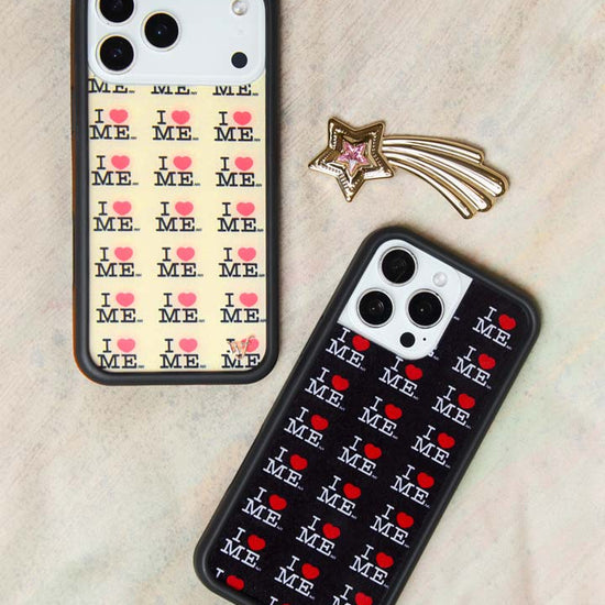Supporting Image 03 Ashley Williams I Heart Me Black iPhone Case
