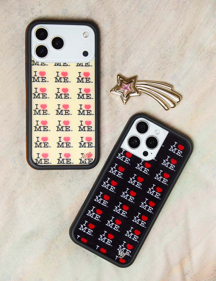 Supporting Image 03 Ashley Williams I Heart Me Black iPhone Case