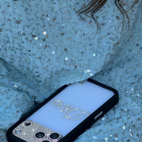 Supporting Image Image 03 Frankies Bikinis Rhinestone Diva iPhone Case