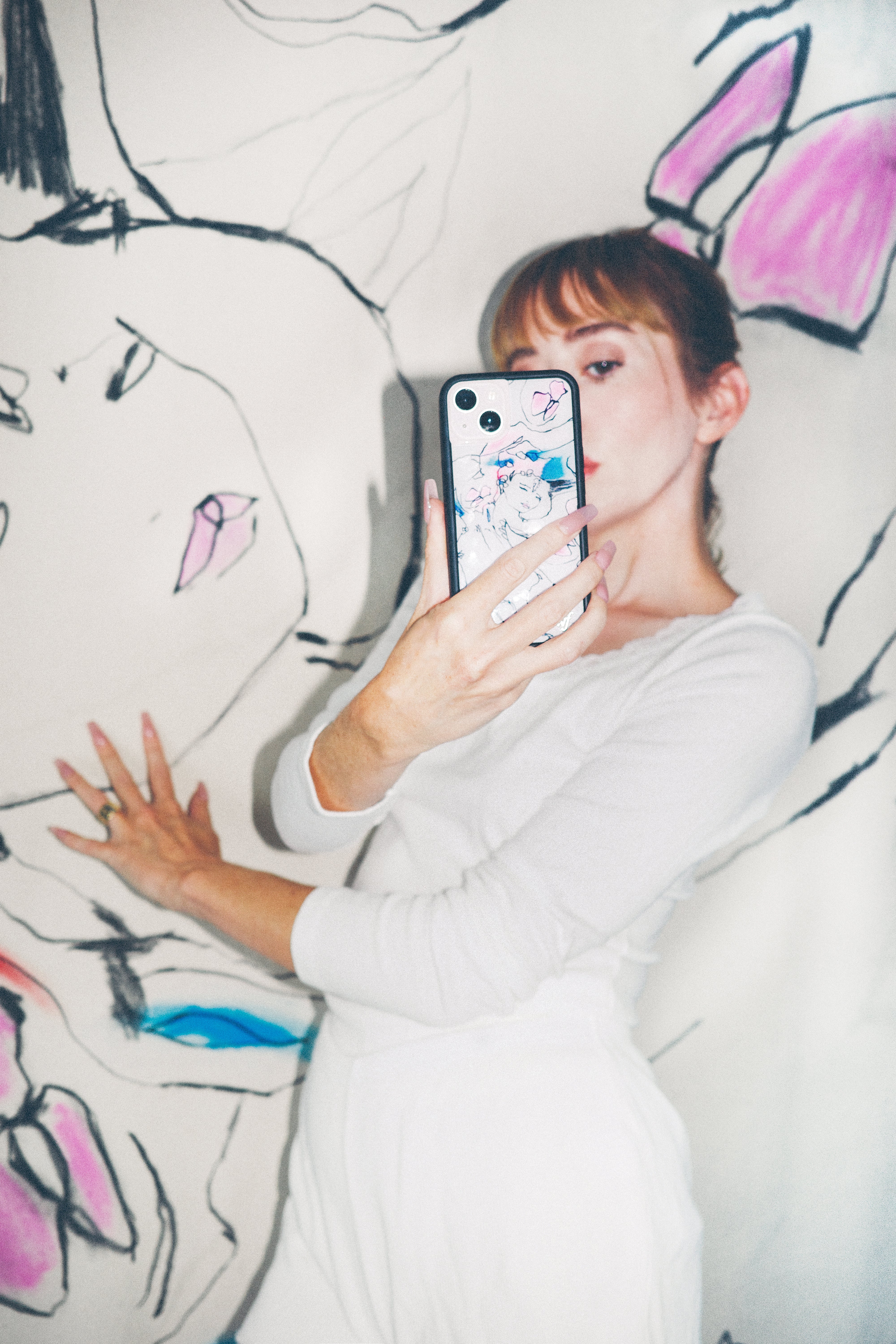 Natalie Krim Horse Girl iPhone 14 Plus Case – Wildflower Cases