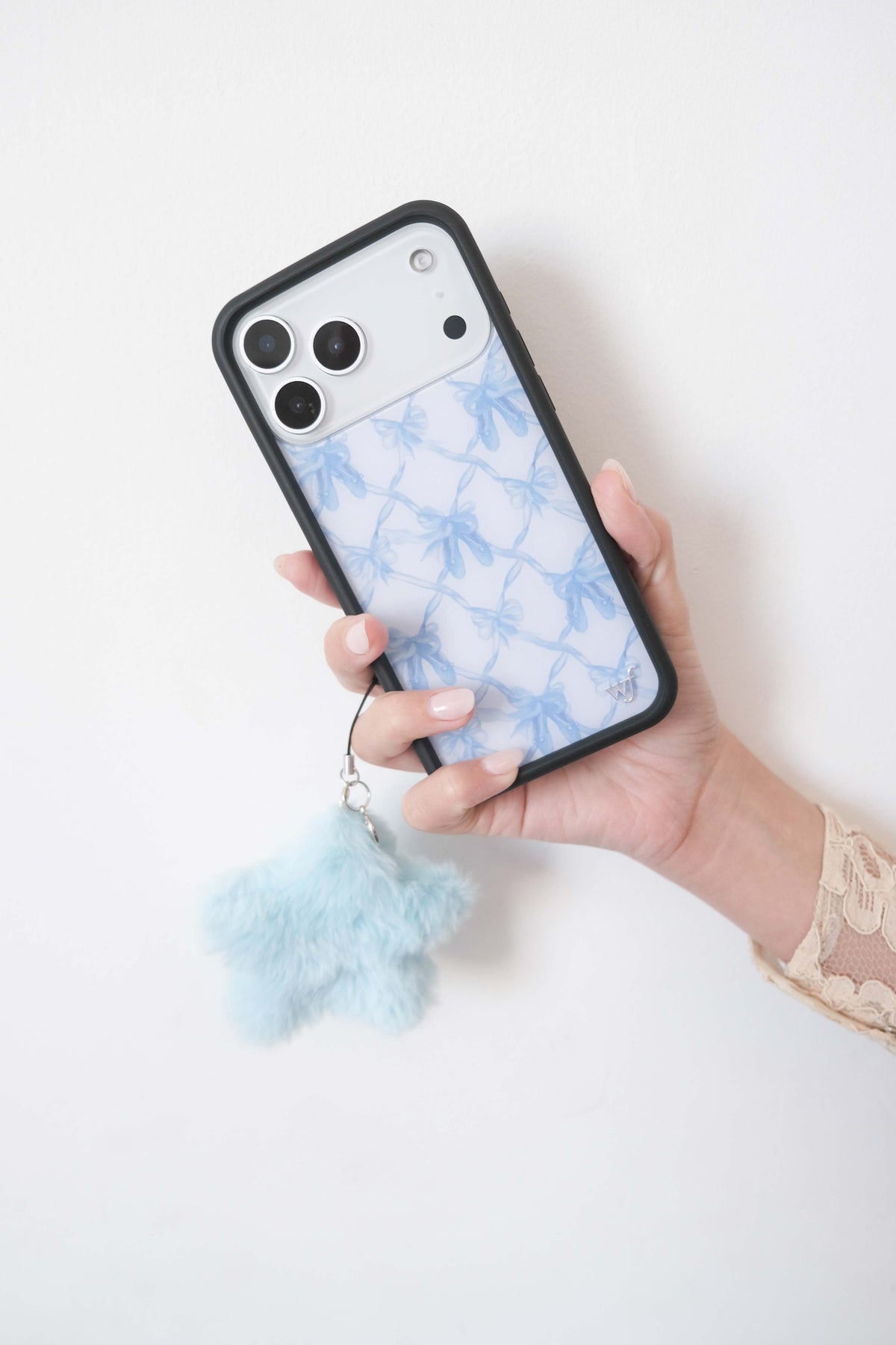 Supporting Image 03 On Pointe Blue iPhone Case