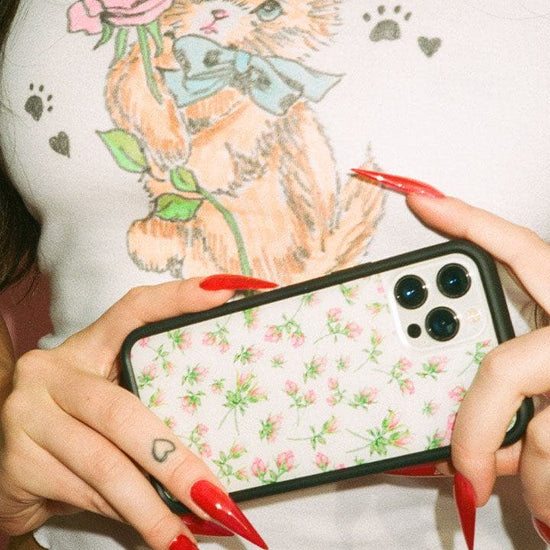 Supporting Image 03 Pink Posie Rosie iPhone Case