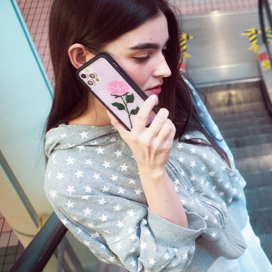 Supporting Image 03 Pink Rose iPhone Case