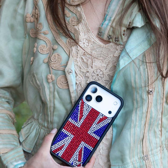 Supporting Image 03 Rhinestone iPhone Case | Union Jack