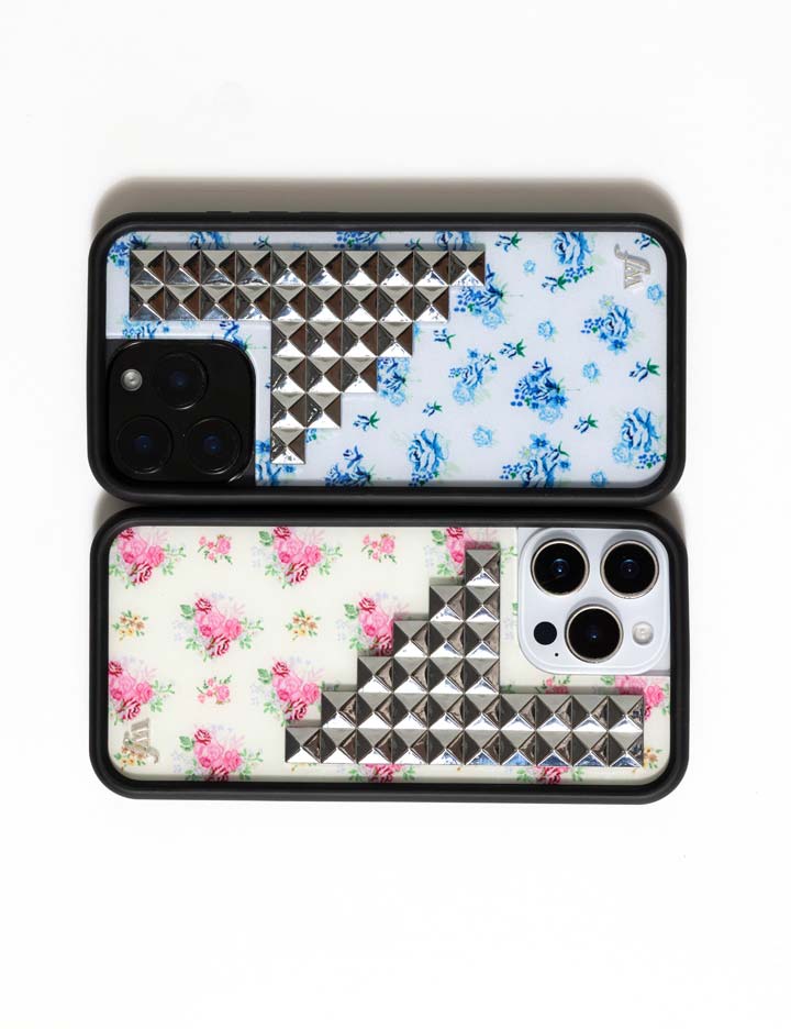 iPhoneアクセサリー wild flower Vintage Floral Stud Case Vintage Floral Stud iPhone 16 Pro Max Case – Wildflower Cases
