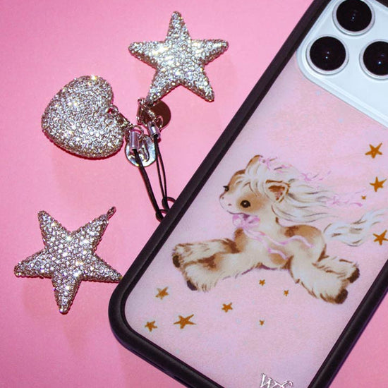 Supporting Image 03 Rhinestone Star Charm  White