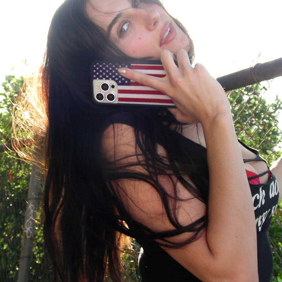 Wildflower American Flag iPhone Case iPhone 15 Pro Max Wildflower American Flag iPhone Case iPhone 15 Pro Max