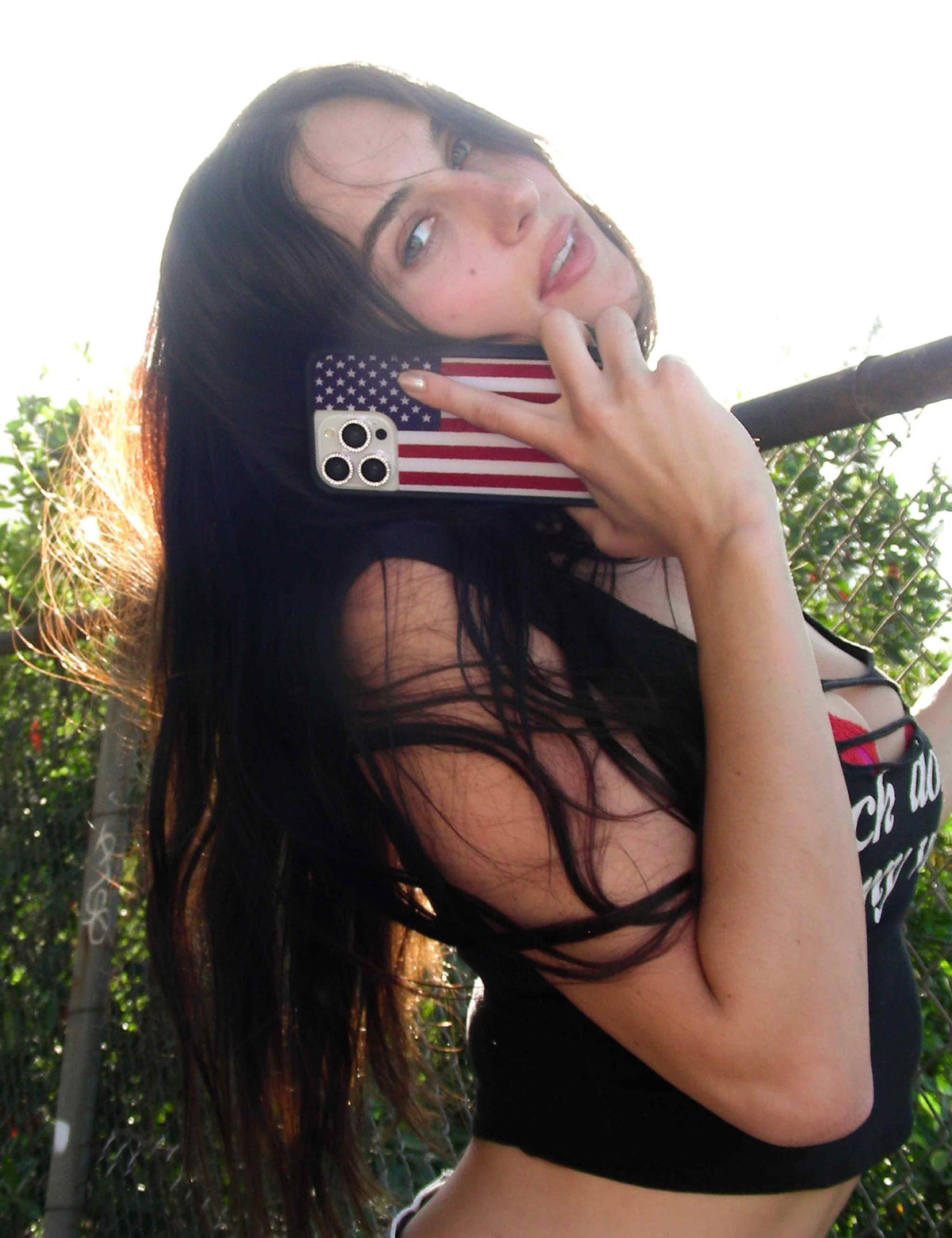Supporting Image 04 American Flag iPhone Case