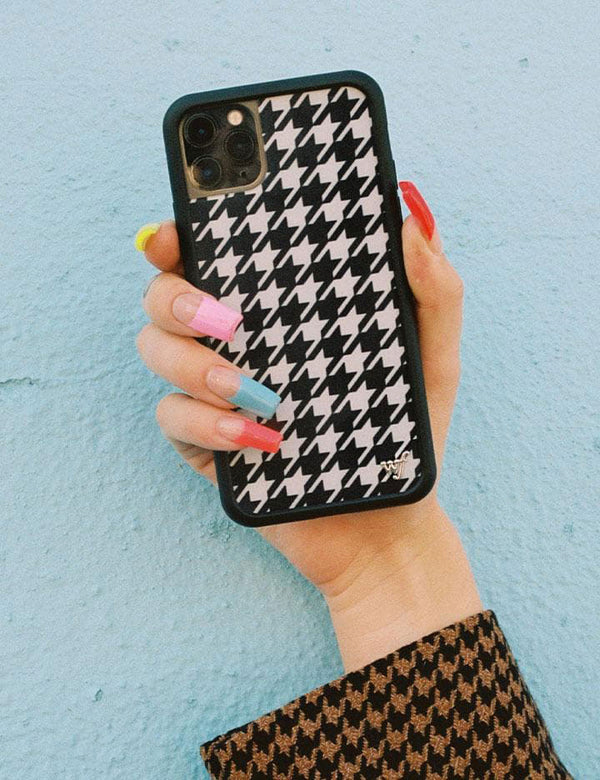 Wildflower Houndstooth iPhone 12 Pro Max Case