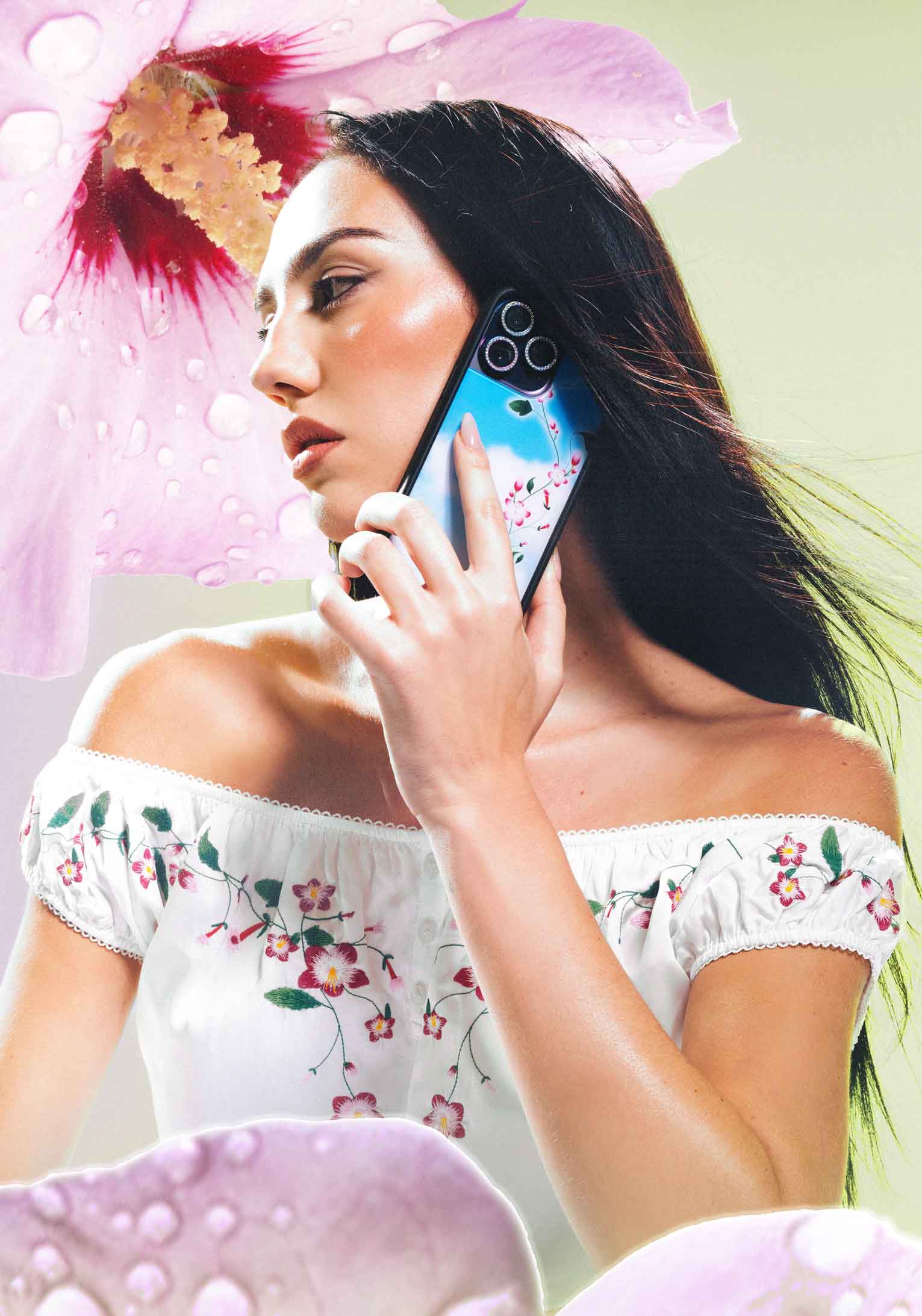 Danielle Guizio Water Lily iPhone 14 Plus Case – Wildflower