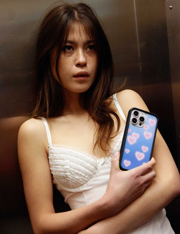 Lifestyle Image 04 Dreamy Hearts iPhone Case