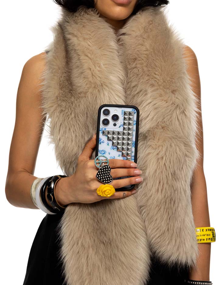 Supporting Image 04 Forget Me Not Floral Stud iPhone Case