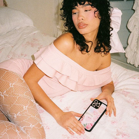 Supporting Image 04 Frilly Floral iPhone Case
