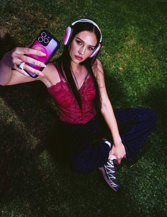 Hot Pink Aura iPhone Case main image 0