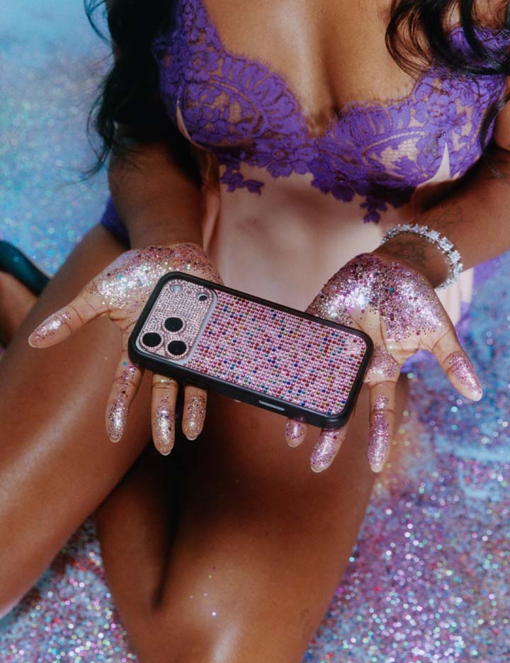 Supporting Image 04 Justine Skye Rhinestone Candy iPhone Case