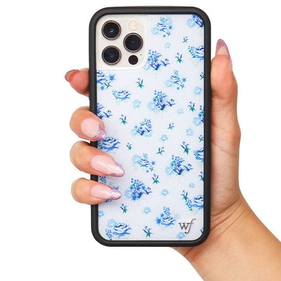 Wildflower Forget Me Not Floral iPhone Case Lifestyle Image 01