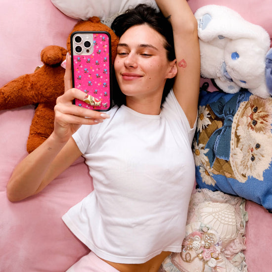 Supporting Image 04 Pink Dainty Florals iPhone Case