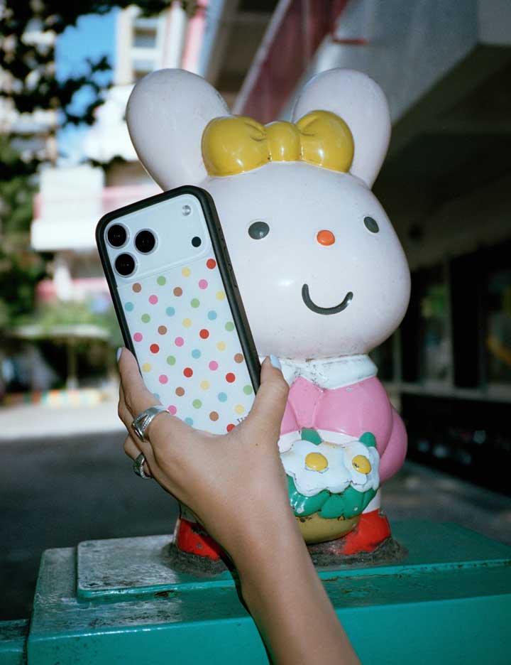 Supporting Image 04 Polka Dot Confetti iPhone Case