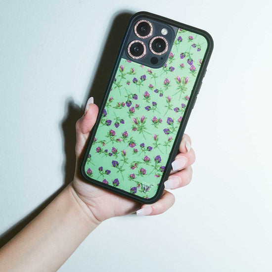 Supporting Image 04 Purple Posie Rosie iPhone Case