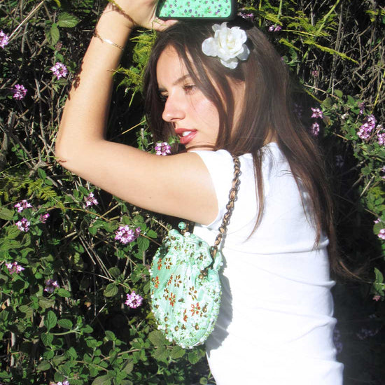 Supporting Image 03 Purple Posie Rosie iPhone Case