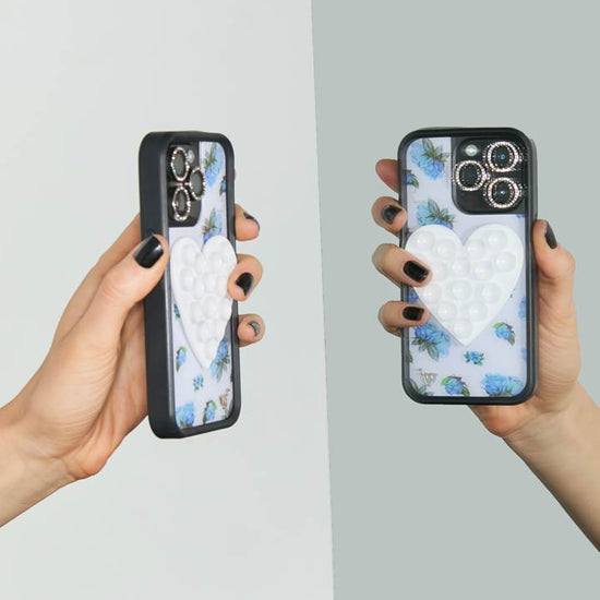 Wildflower White Heart Stickeez