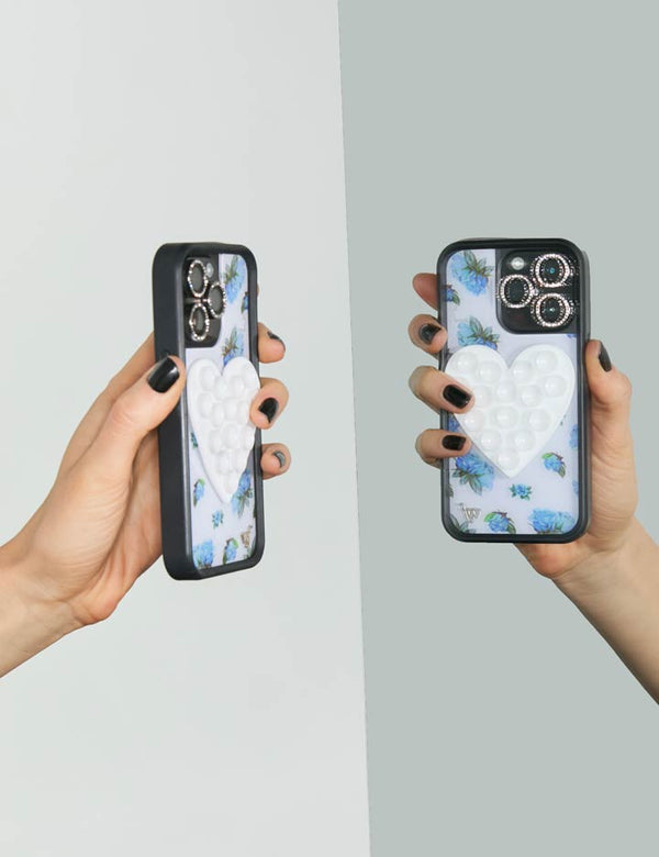 Wildflower White Heart Stickeez