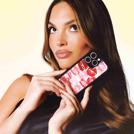 Wildflower Cases Kensington Collab, Compatible With Apple I Phone 16 | Kiss Lipstick Red Pink Popular Aesthetic Cute T Wildflower Cases Kensington Collab, Compatible With Apple I Phone 16 | Kiss Lipstick Red Pink Popular Aesthetic Cute T