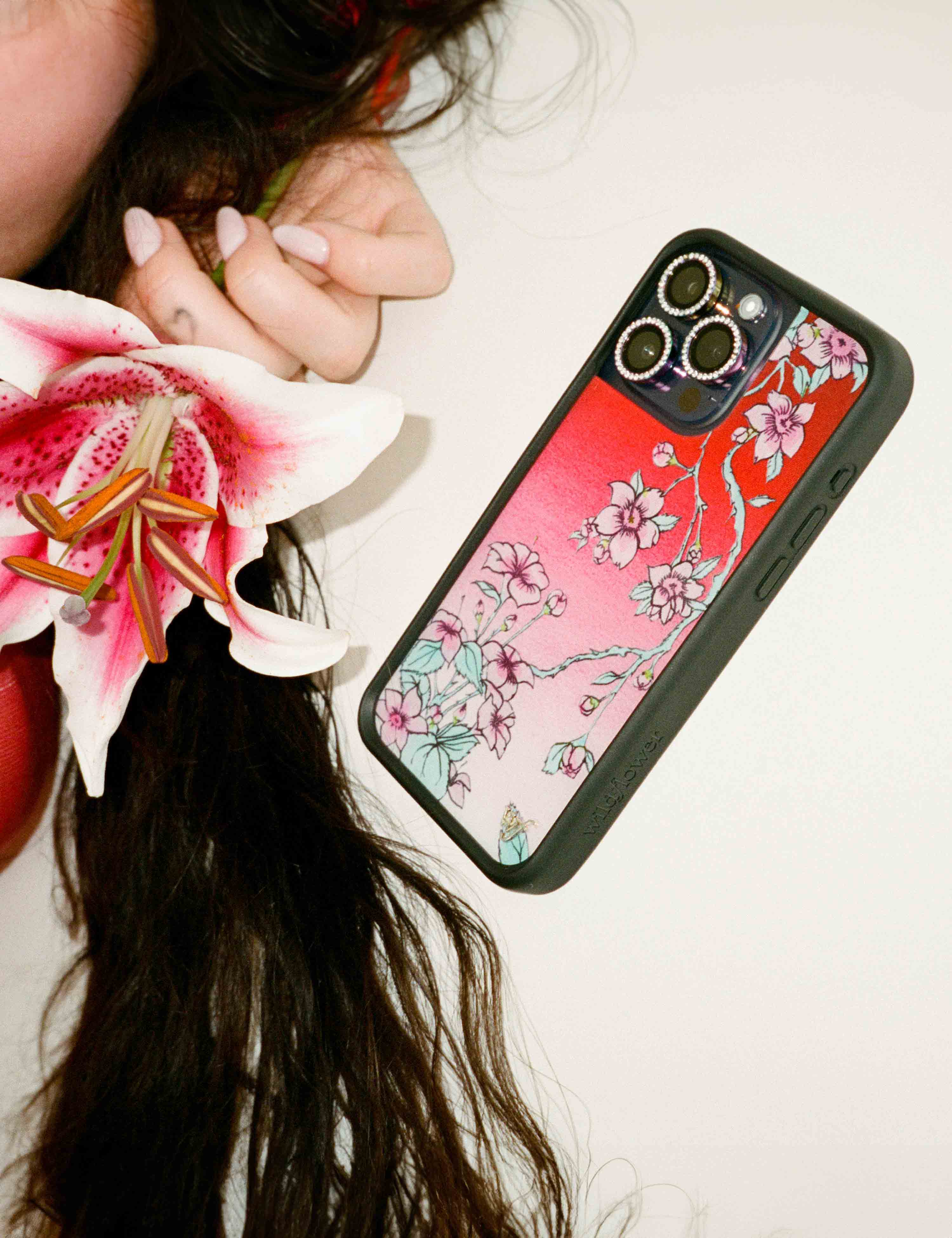 Serena Floral iPhone 16 Pro Max Case – Wildflower Cases