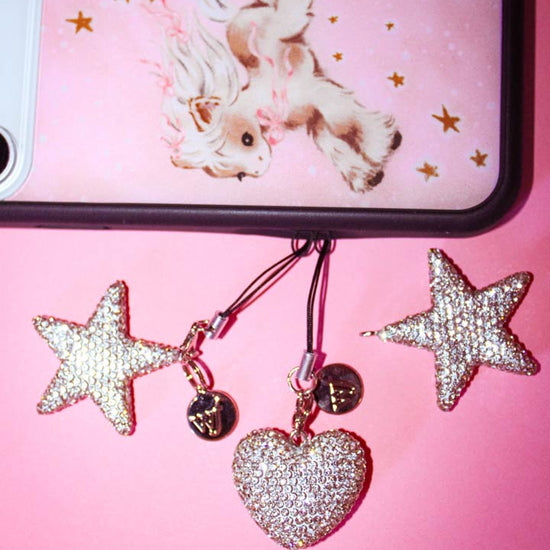 Supporting Image 05 Rhinestone Star Charm  White