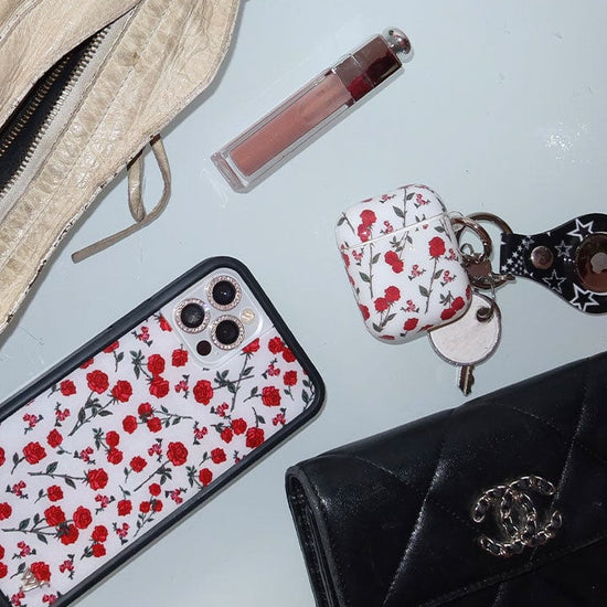 Supporting Image 06 Red Roses Airpods iPhone Case